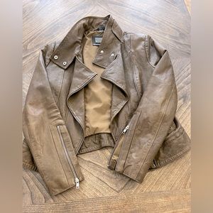 Mackage Aritzia leather moto jacket